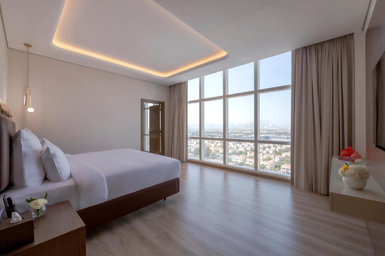 Movenpick Jumeirah Village Triangle Дубай Экстерьер фото Suite bedroom